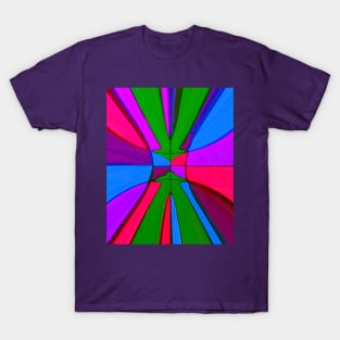 Stained Glass Meeps Y T-Shirt